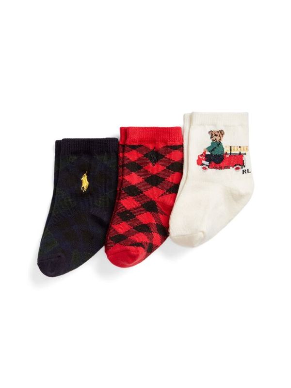 Polo Ralph Lauren Polo Ralph Lauren Комплект 3 чифта дълги чорапи детски 441896725001 Цветен