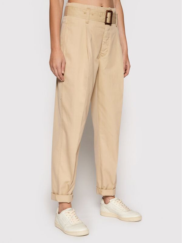 Polo Ralph Lauren Polo Ralph Lauren Текстилни панталони 211752936006 Бежов Regular Fit