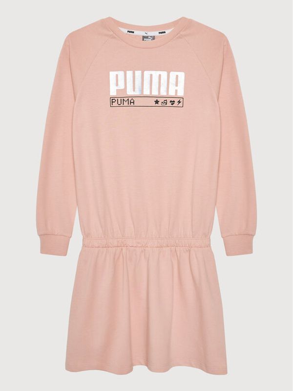 Puma Puma Ежедневна рокля Alpha 583306 Розов Regular Fit