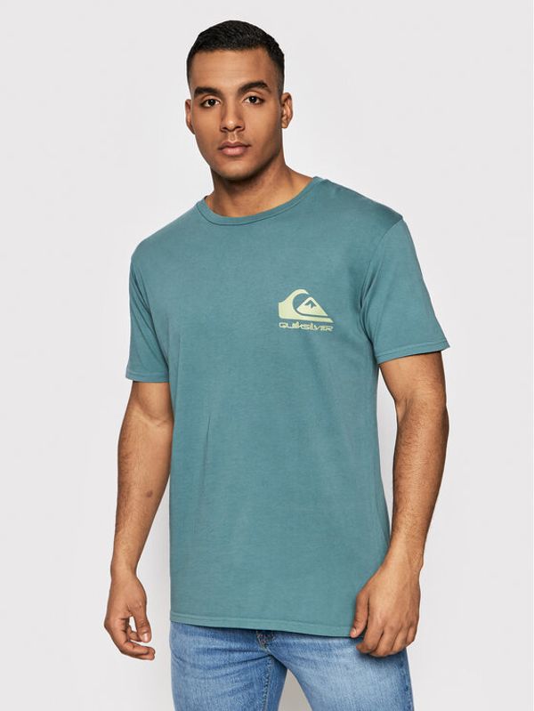 Quiksilver Quiksilver Тишърт How Are You Feeling EQYZT06687 Зелен Regular Fit