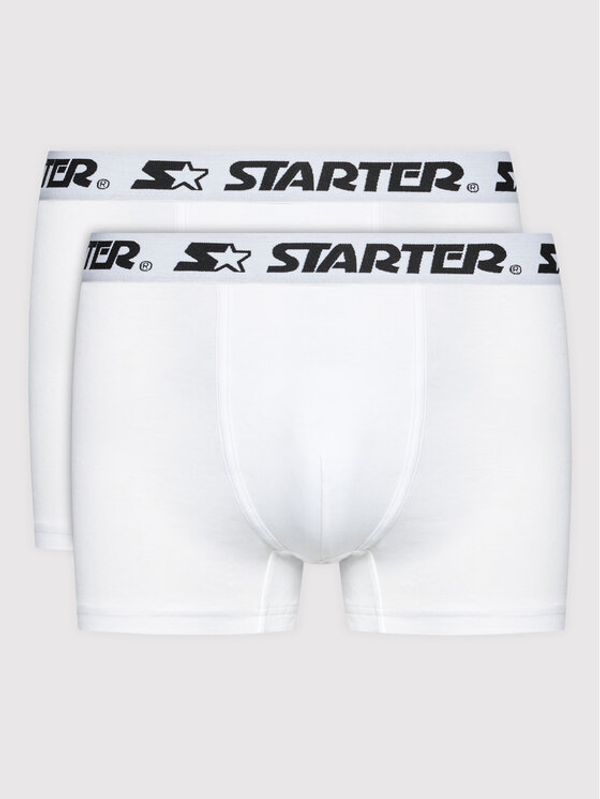 Starter Starter Комплект 2 чифта боксерки SM-006-BD Бял