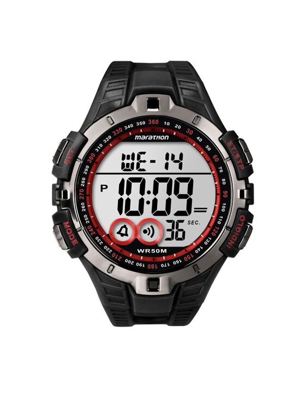 Timex Timex Часовник Marathon T5K423 Сив