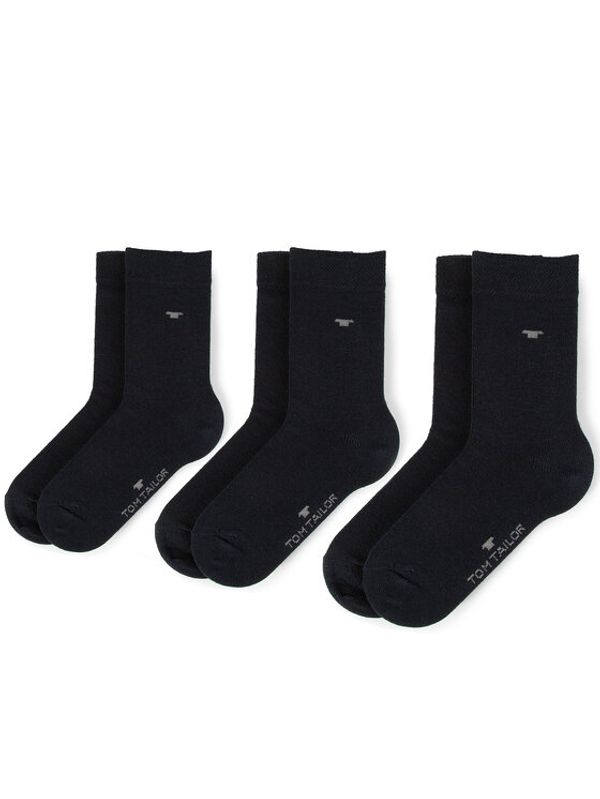 Tom Tailor Tom Tailor Комплект 3 чифта дълги чорапи детски 9203 Тъмносин