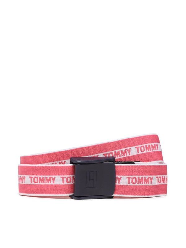 Tommy Hilfiger Tommy Hilfiger Детски колан Tommy Webbing Belt AU0AU01557 Розов