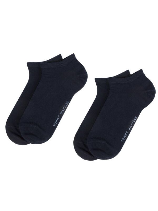Tommy Hilfiger Tommy Hilfiger Комплект 2 чифта къси чорапи мъжки 342023001 r.43/46 Тъмносин