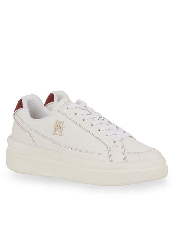Tommy Hilfiger Tommy Hilfiger Сникърси Th Elevated Court Sneaker FW0FW07568 Бял