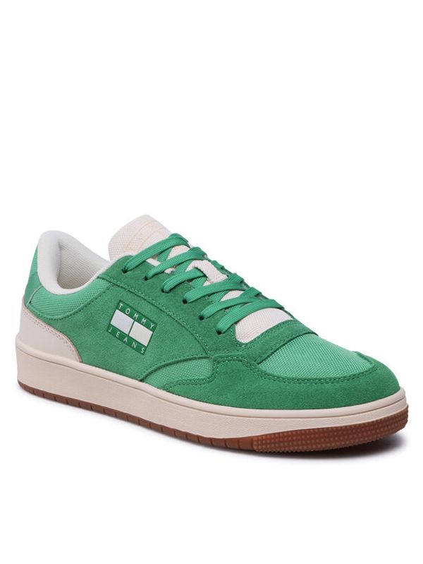 Tommy Jeans Tommy Jeans Сникърси Retro Cupsole Suede EM0EM01161 Зелен