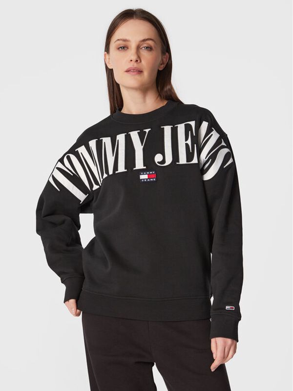 Tommy Jeans Tommy Jeans Суитшърт DW0DW15059 Черен Relaxed Fit