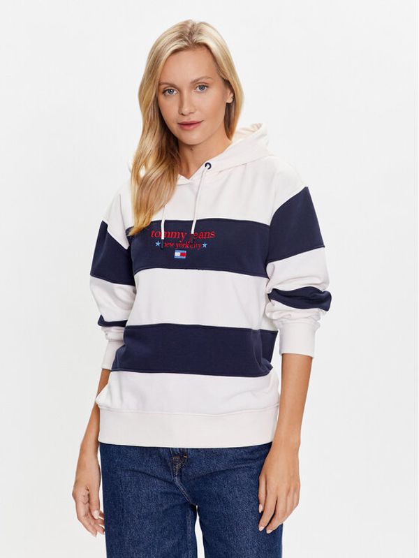 Tommy Jeans Tommy Jeans Суитшърт DW0DW16139 Екрю Relaxed Fit