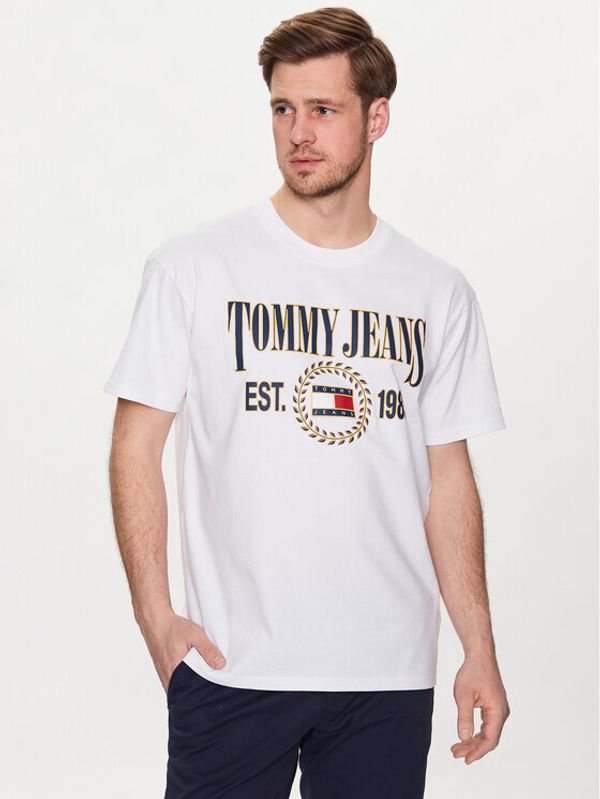 Tommy Jeans Tommy Jeans Тишърт Luxe DM0DM16231 Бял Relaxed Fit