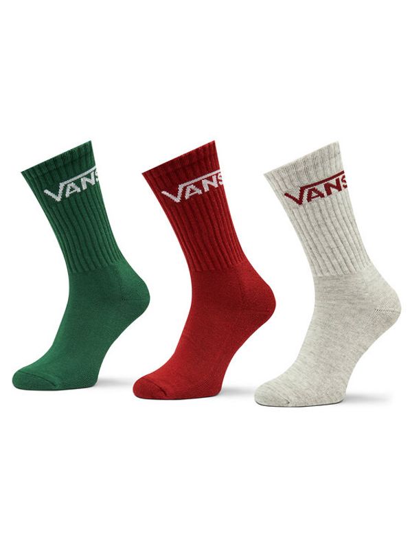 Vans Vans Комплект 3 чифта дълги чорапи мъжки Classic Crew VN000XSE07W1 Цветен