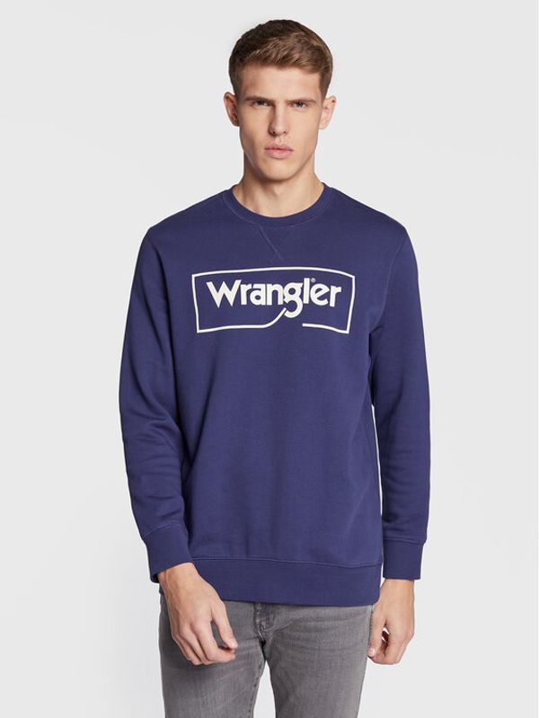Wrangler Wrangler Суитшърт Frame Logo W662HAB51 112321426 Виолетов Regular Fit