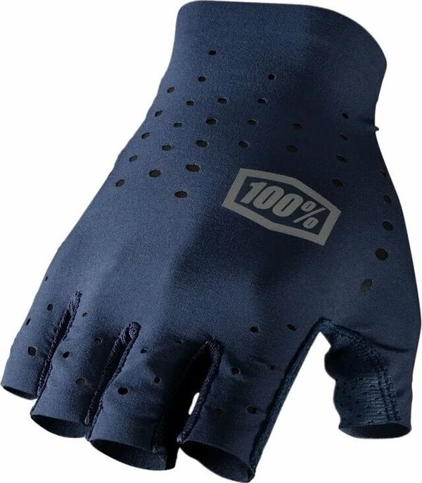 100% 100% Sling Bike Short Finger Gloves Navy XL