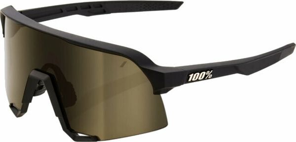 100% 100% S3 Soft Tact Black/Soft Gold Mirror Колоездене очила