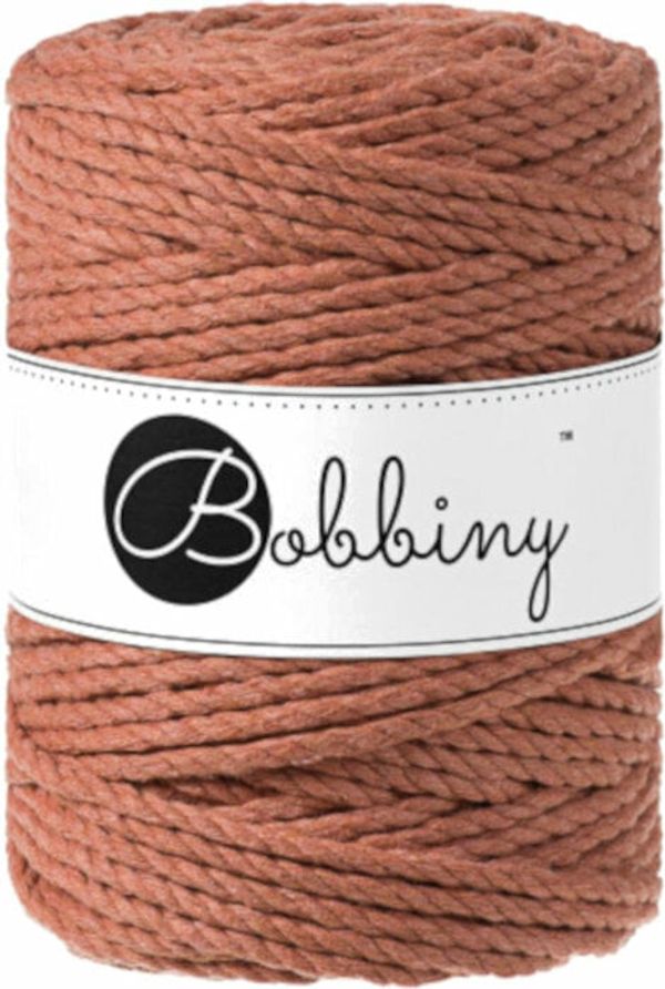 Bobbiny Bobbiny 3PLY Macrame Rope 5 mm Terracotta