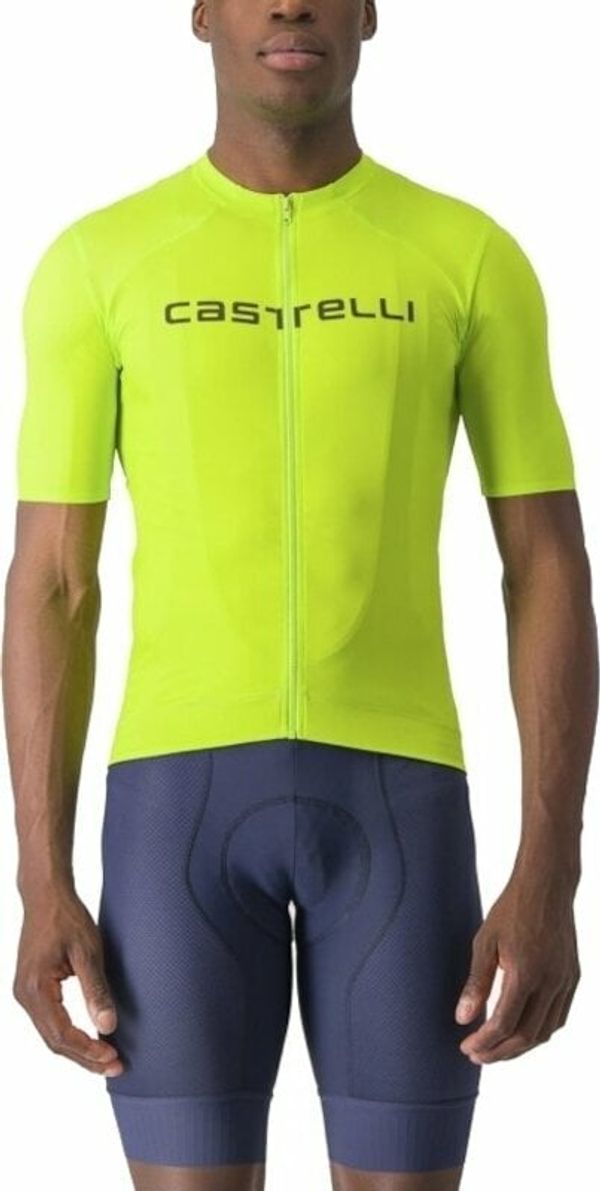 Castelli Castelli Prologo Lite Jersey Джърси Electric Lime/Deep Green XL