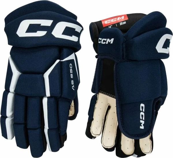 CCM CCM Ръкавици за хокей Tacks AS 580 SR 15 Navy/White
