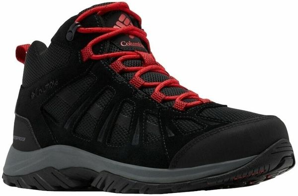 Columbia Columbia Men's Redmond III Mid Waterproof Shoe Black/Mountain Red 43 Мъжки обувки за трекинг