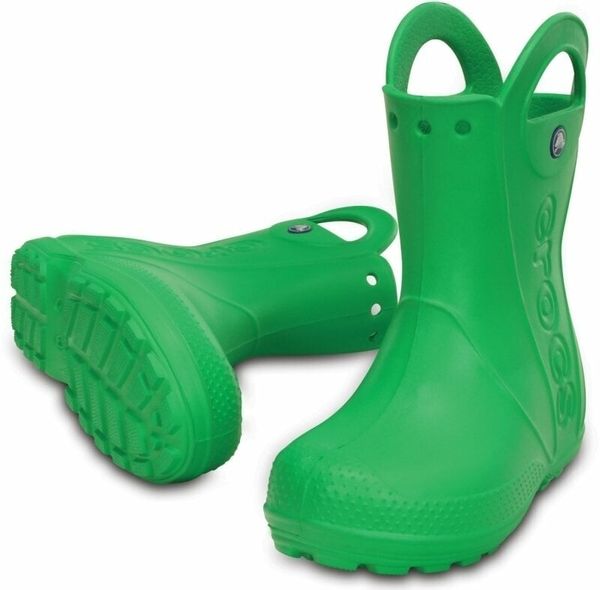 Crocs Crocs Kids' Handle It Rain Boot Grass Green 24-25