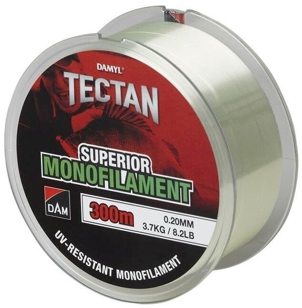 DAM DAM Damyl Tectan Superior Monofilament Green Transparent 0,18 mm 3 kg 300 m