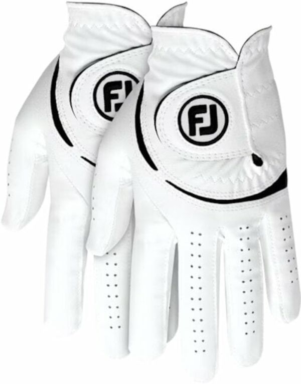 Footjoy Footjoy Weathersof Mens Golf Glove (2 Pack) Regular LH White/Black L 2024