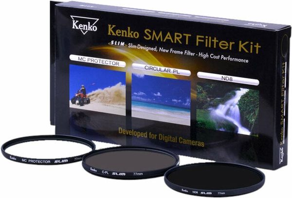 Kenko Kenko Smart Filter 3-Kit Protect/CPL/ND8 55mm Филтър за лещи