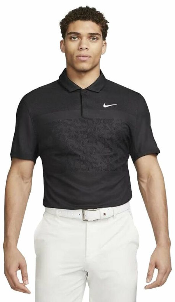 Nike Nike Dri-Fit ADV Tiger Woods Mens Golf Polo Black/Anthracite/White 2XL