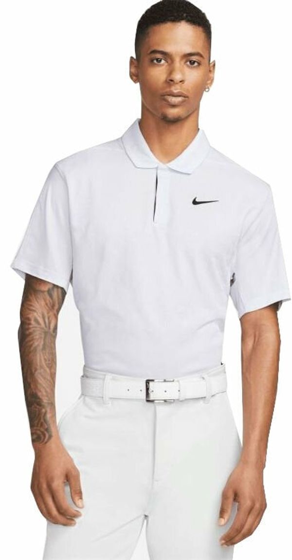 Nike Nike Dri-Fit ADV Tiger Woods Mens Golf Polo Purple/Football Grey/Black 2XL