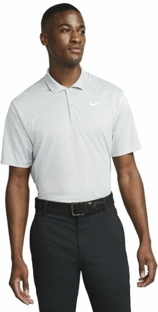 Nike Nike Dri-Fit Victory Mens Golf Polo Light Grey/White L