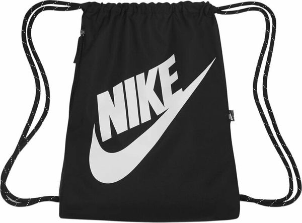 Nike Nike Heritage Drawstring Bag Black/Black/White 10 L