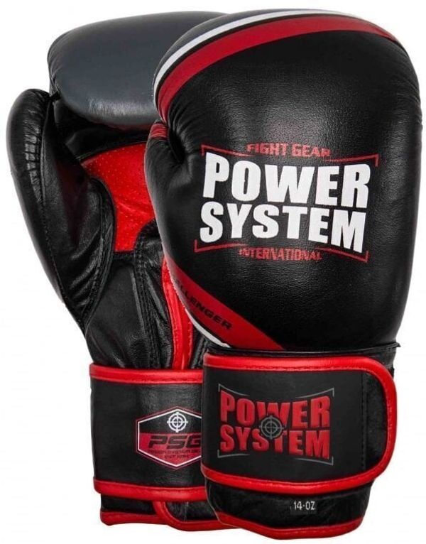 Power System Power System Boxing Gloves Challenger Red 14 oz