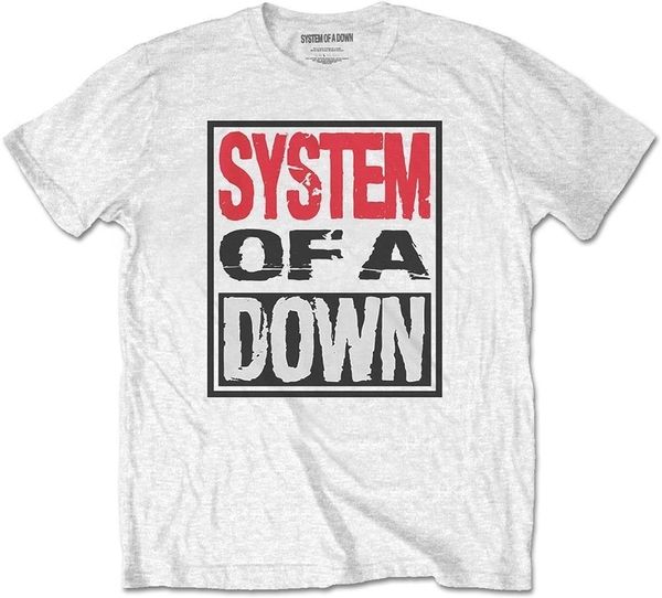 System of a Down System of a Down Риза Triple Stack Box White L
