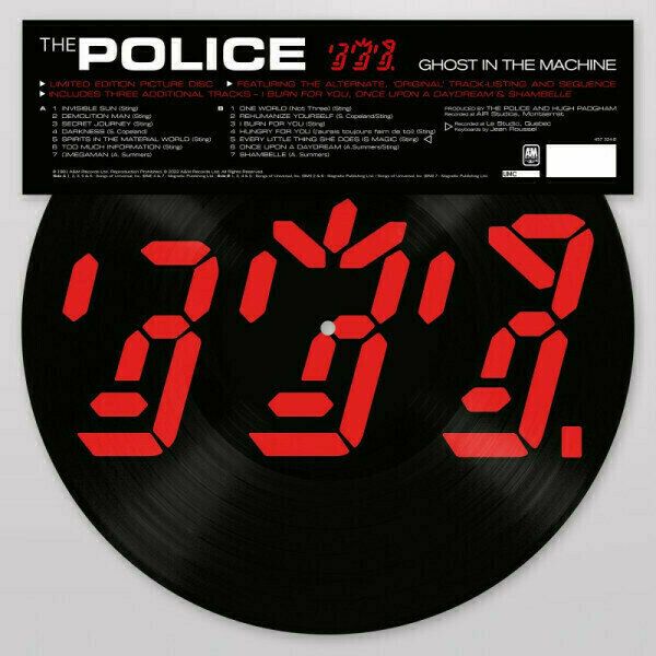 The Police The Police - Ghost In The Machine (Limited Edition) (Picture Vinyl) (LP)