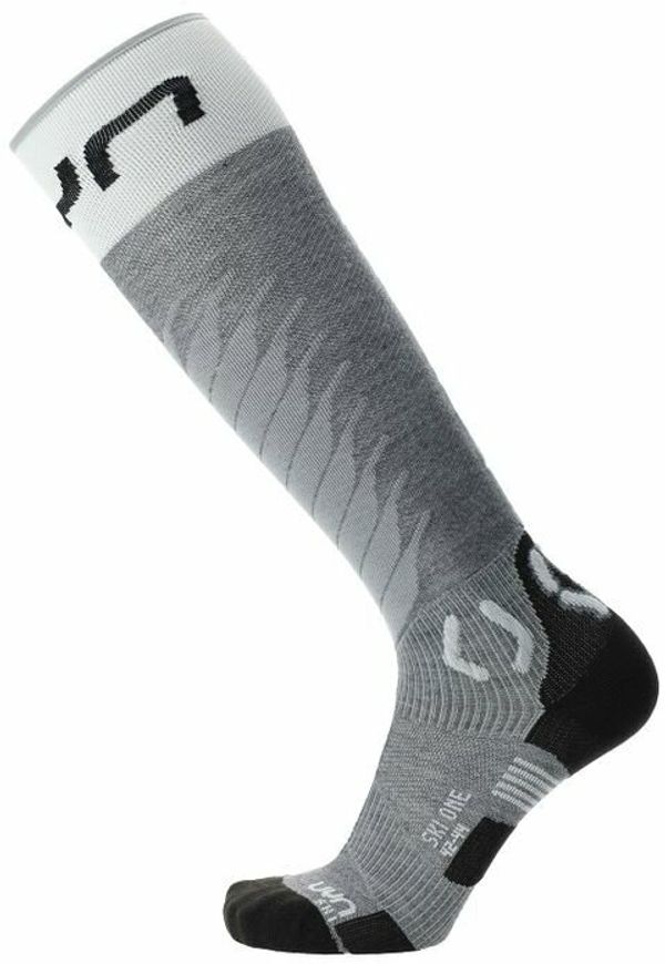 UYN UYN Man Ski One Merino Socks Grey Melange/White 39-41