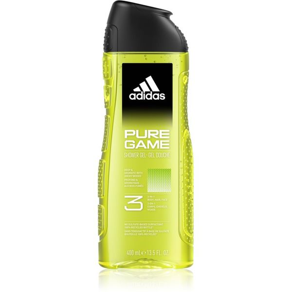 Adidas Adidas Pure Game душ-гел за лице, тяло и коса 3 в 1 за мъже 400 мл.