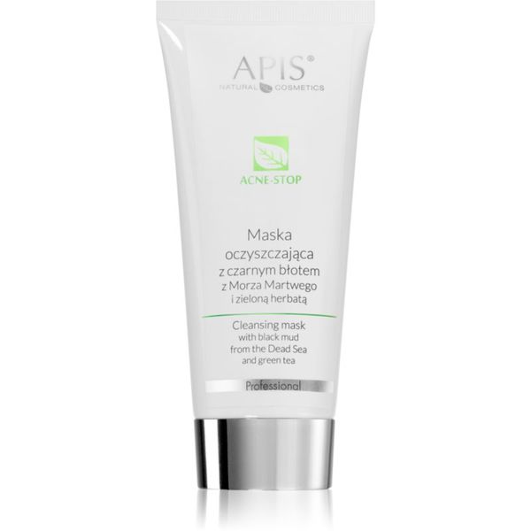 Apis Natural Cosmetics Apis Natural Cosmetics Acne-Stop Professional дълбоко почистваща маска за мазна кожа склонна към акне 200 мл.