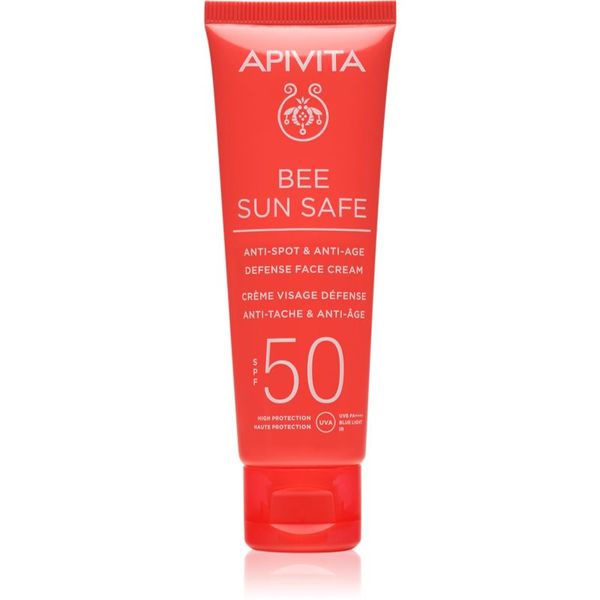 Apivita Apivita Bee Sun Safe защитен крем против стареене на кожата SPF 50 50 мл.