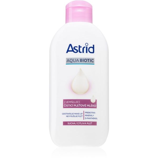 Astrid Astrid Aqua Biotic омекотяващо почистващо мляко за суха до чувствителна кожа 200 мл.