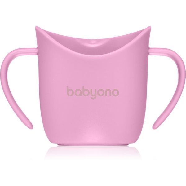 BabyOno BabyOno Be Active Ergonomic Training Cup преходна чаша с дръжки Purple 6 m+ 120 мл.