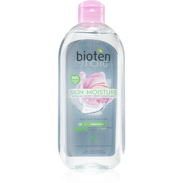 Bioten Bioten Skin Moisture почистваща и премахваща грима мицеларна вода за суха и чувствителна кожа 400 мл.