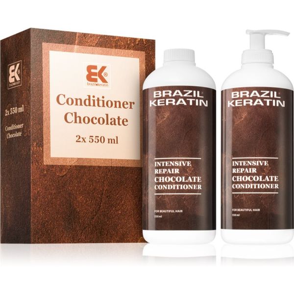 Brazil Keratin Brazil Keratin Chocolate Intensive Repair Conditioner изгодна опаковка (за увредена коса)