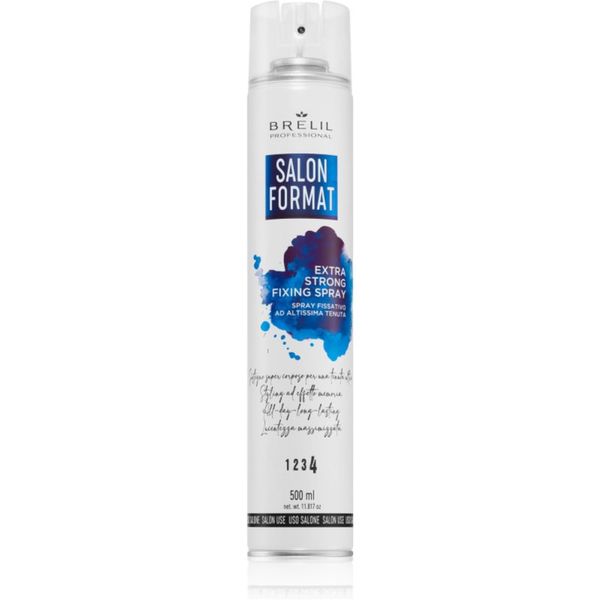 Brelil Professional Brelil Professional Salon Format Strong Fixing Spray лак за коса с екстра силна фиксация 500 мл.
