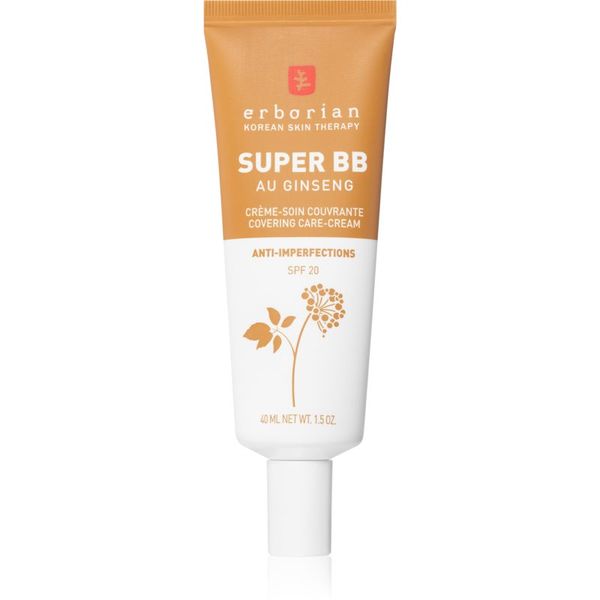 Erborian Erborian Super BB ВВ крем за безупречен изравнен тен на кожата SPF 20 цвят Caramel 40 мл.
