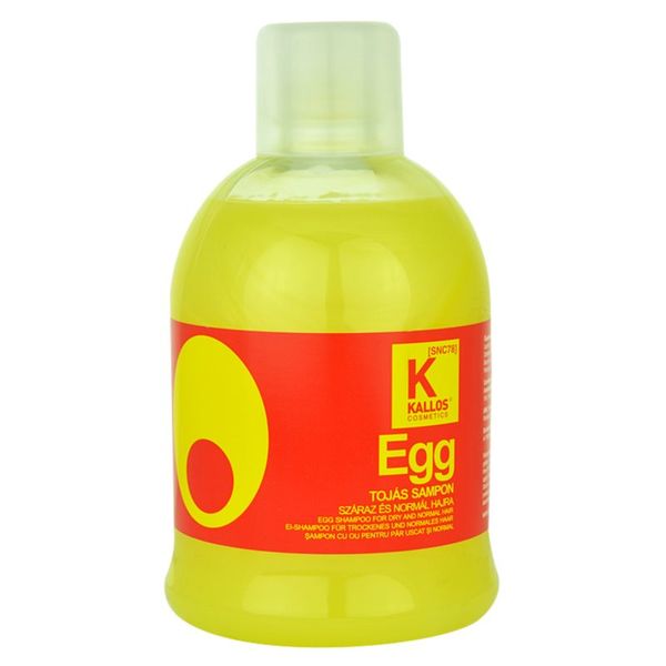Kallos Kallos Egg подхранващ шампоан за суха и нормална коса 1000 мл.