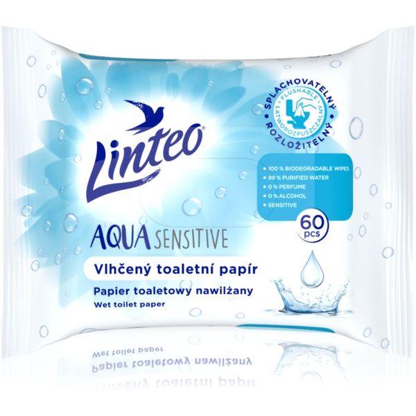 Linteo Linteo Aqua Sensitive влажна тоалетна хартия 60 бр.