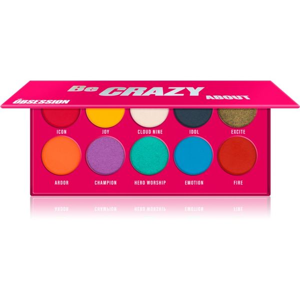 Makeup Obsession Makeup Obsession Be Crazy About палитра сенки за очи 10 x 1.30 гр.