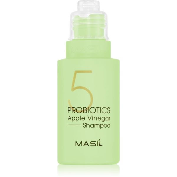 MASIL MASIL 5 Probiotics Apple Vinegar дълбоко почистващ шампоан за коса и скалп 50 мл.