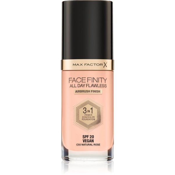 Max Factor Max Factor Facefinity All Day Flawless дълготраен фон дьо тен SPF 20 цвят C50 Natural Rose 30 мл.