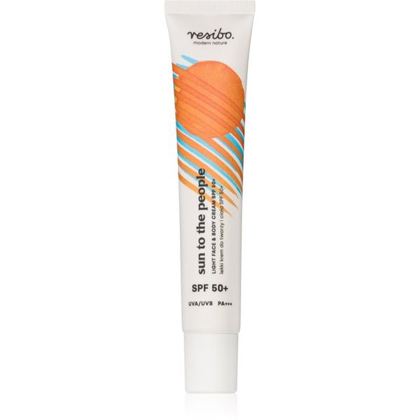 Resibo Resibo Sun to the People Light face and body cream SPF50 крем за лице и тяло SPF 50 50 мл.