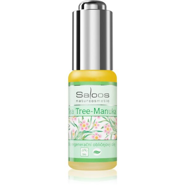 Saloos Saloos Bio Skin Oils Tea Tree & Manuka успокояващо и регенериращо масло за кожа с акне 20 мл.